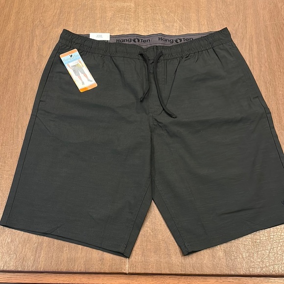 Men’s hang TEN black pull on shorts 4 pockets size XXL NWT - Picture 1 of 8